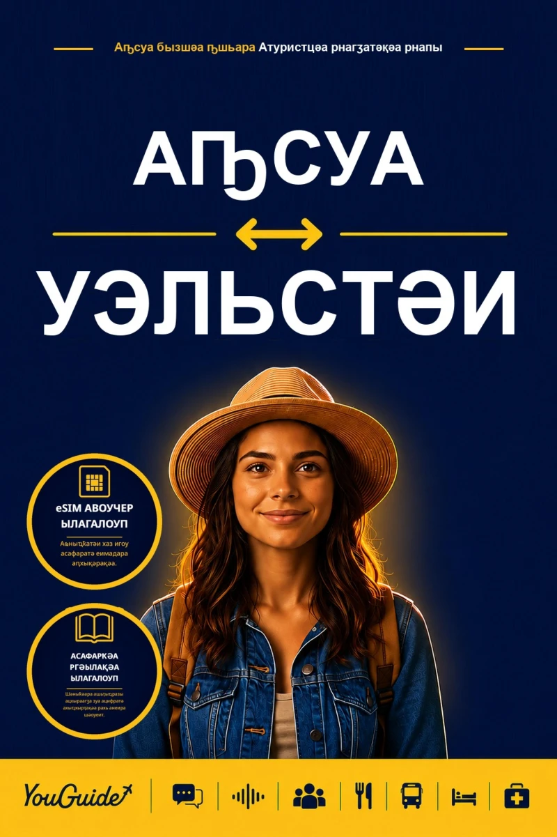 Portada: The Language Guide for Travelers - Abkhaz to Welsh