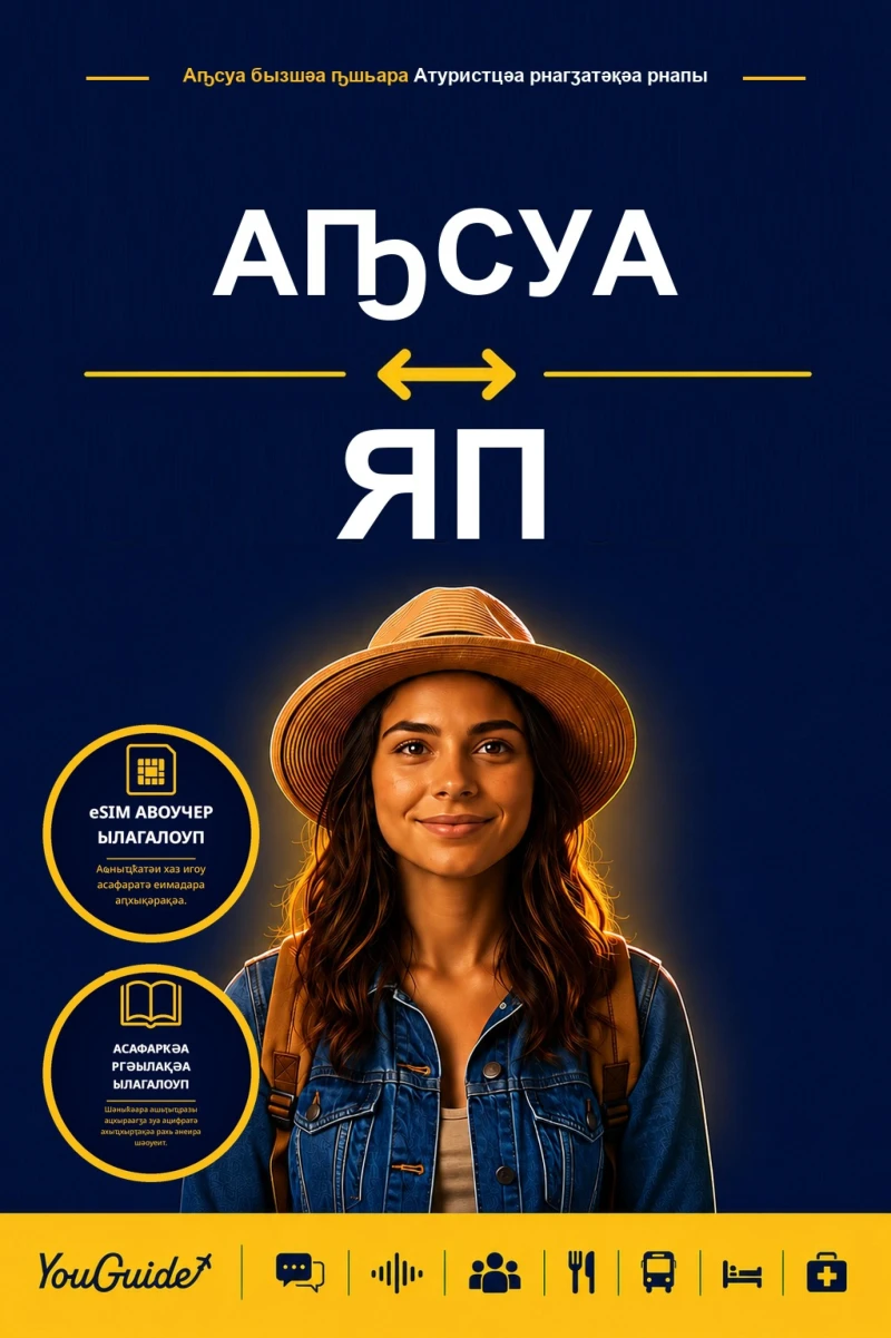 Portada: The Language Guide for Travelers - Abkhaz to Yapese
