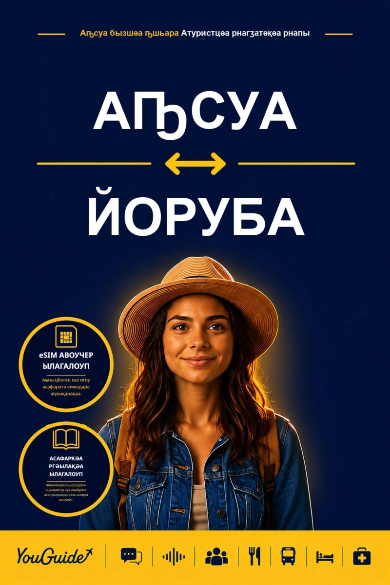 Portada: The Language Guide for Travelers - Abkhaz to Yoruba