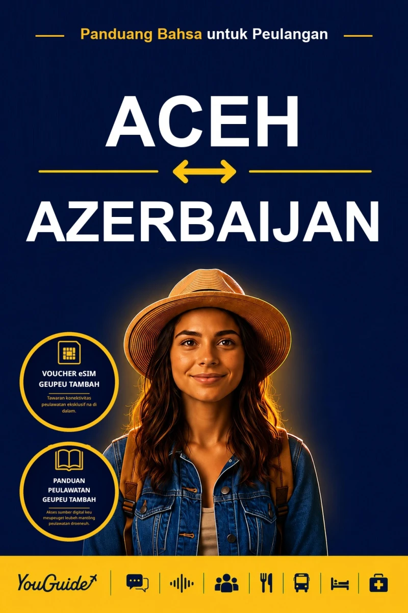 Portada: The Language Guide for Travelers - Acehnese to Azerbaijani