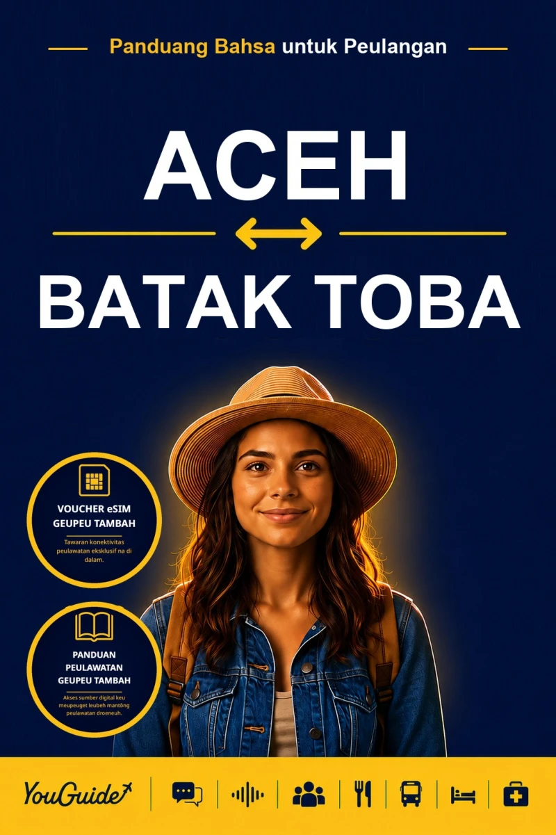 Portada: The Language Guide for Travelers - Acehnese to Batak Toba
