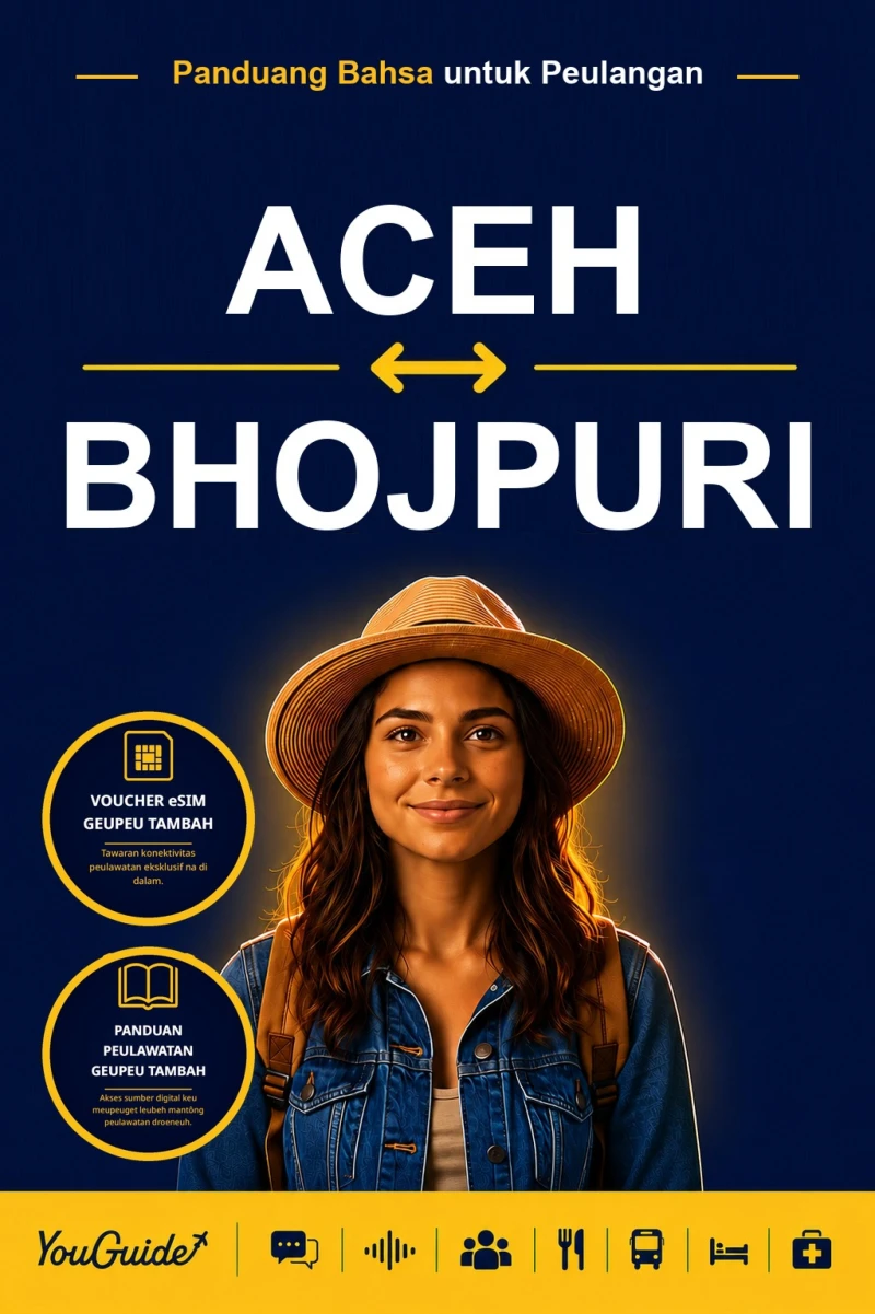 Portada: The Language Guide for Travelers - Acehnese to Bhojpuri