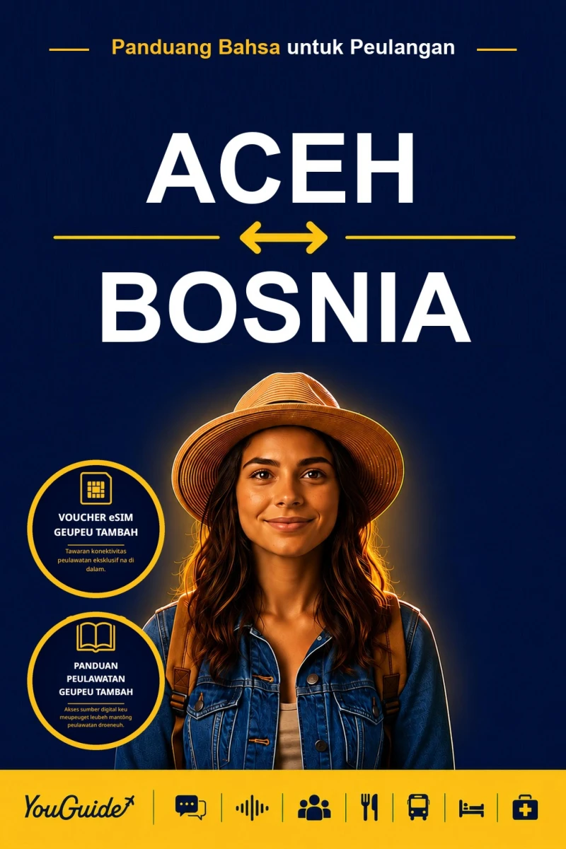 Portada: The Language Guide for Travelers - Acehnese to Bosnian