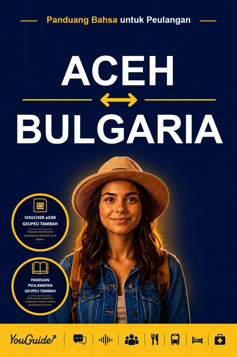 Portada: The Language Guide for Travelers - Acehnese to Bulgarian