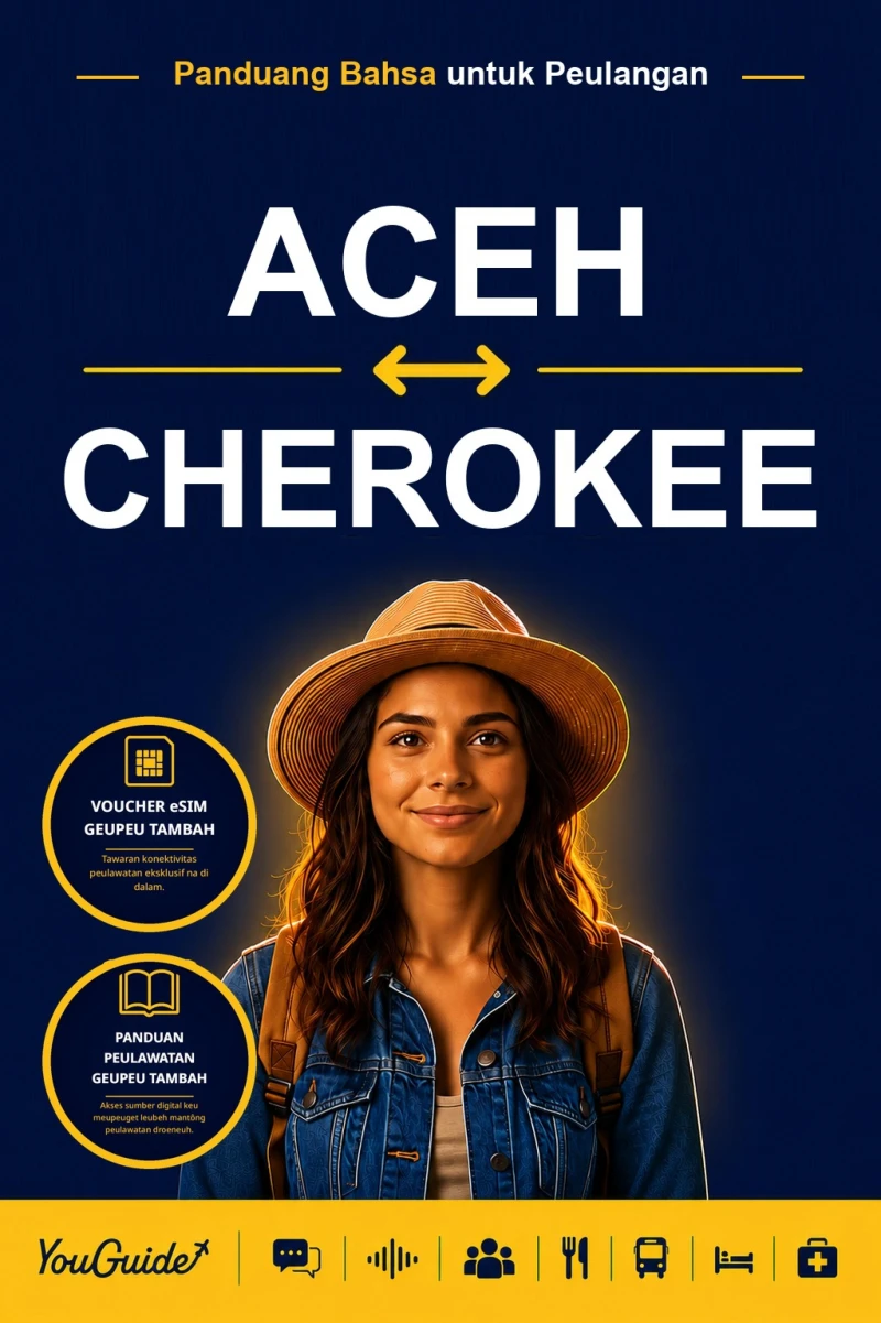 Portada: The Language Guide for Travelers - Acehnese to Cherokee