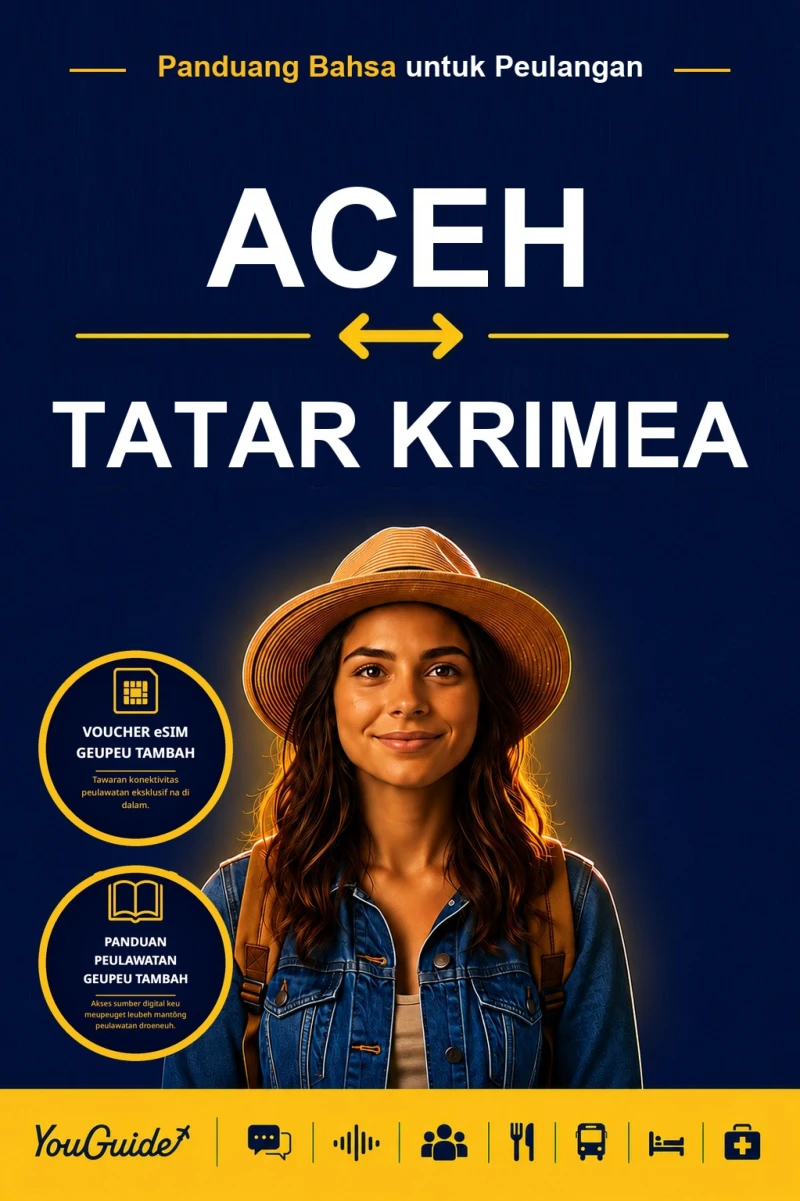 Portada: The Language Guide for Travelers - Acehnese to Crimean Tatar