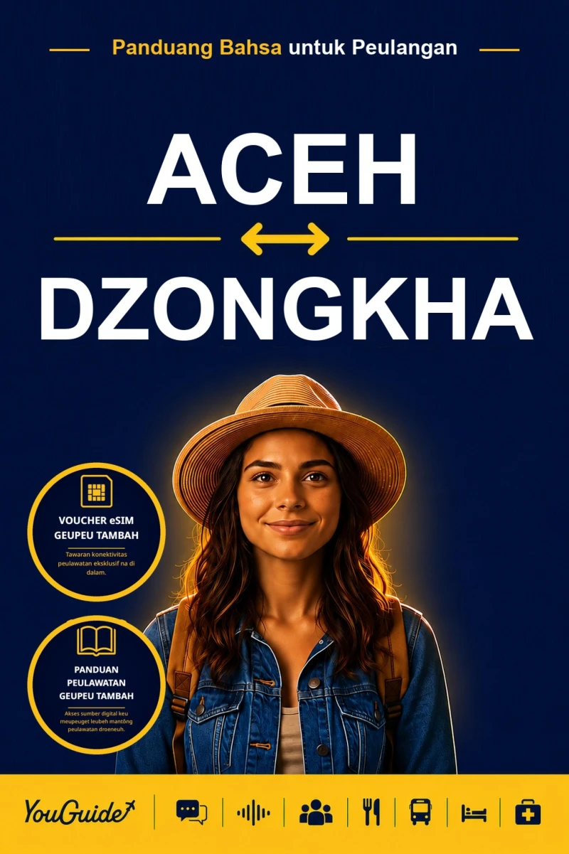 Portada: The Language Guide for Travelers - Acehnese to Dzongkha