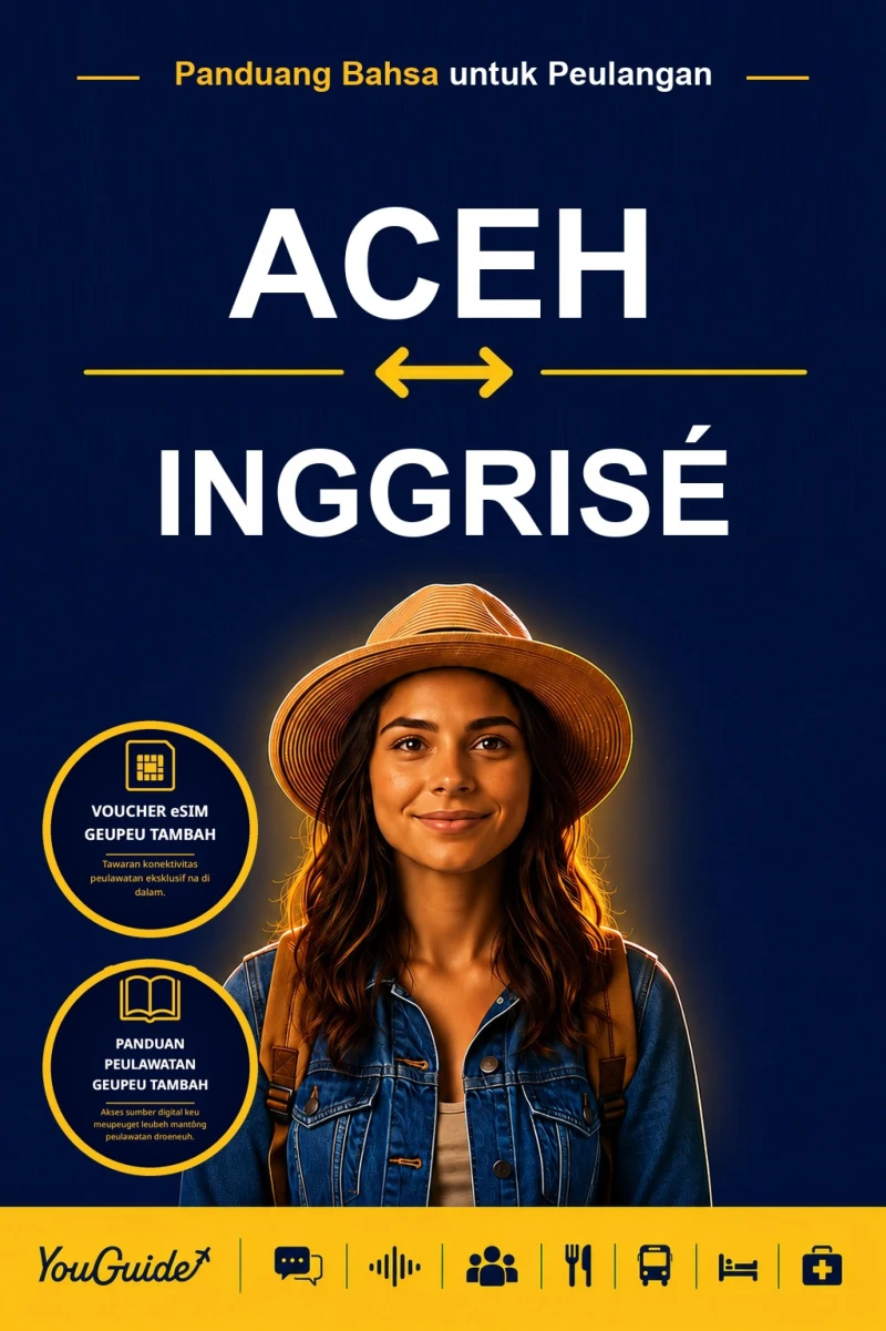 Portada: The Language Guide for Travelers - Acehnese to English