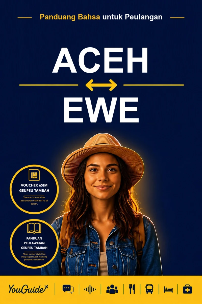 Portada: The Language Guide for Travelers - Acehnese to Ewe