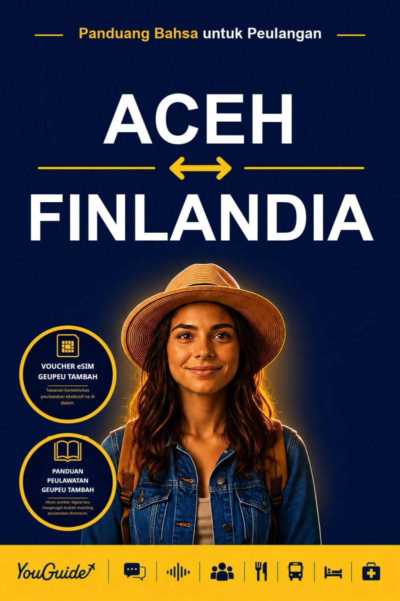 Portada: The Language Guide for Travelers - Acehnese to Finnish