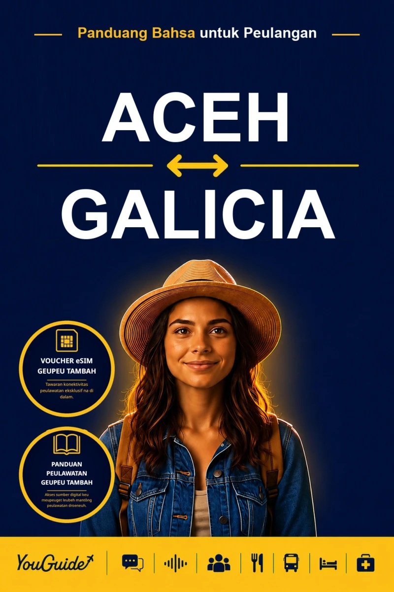 Portada: The Language Guide for Travelers - Acehnese to Galician