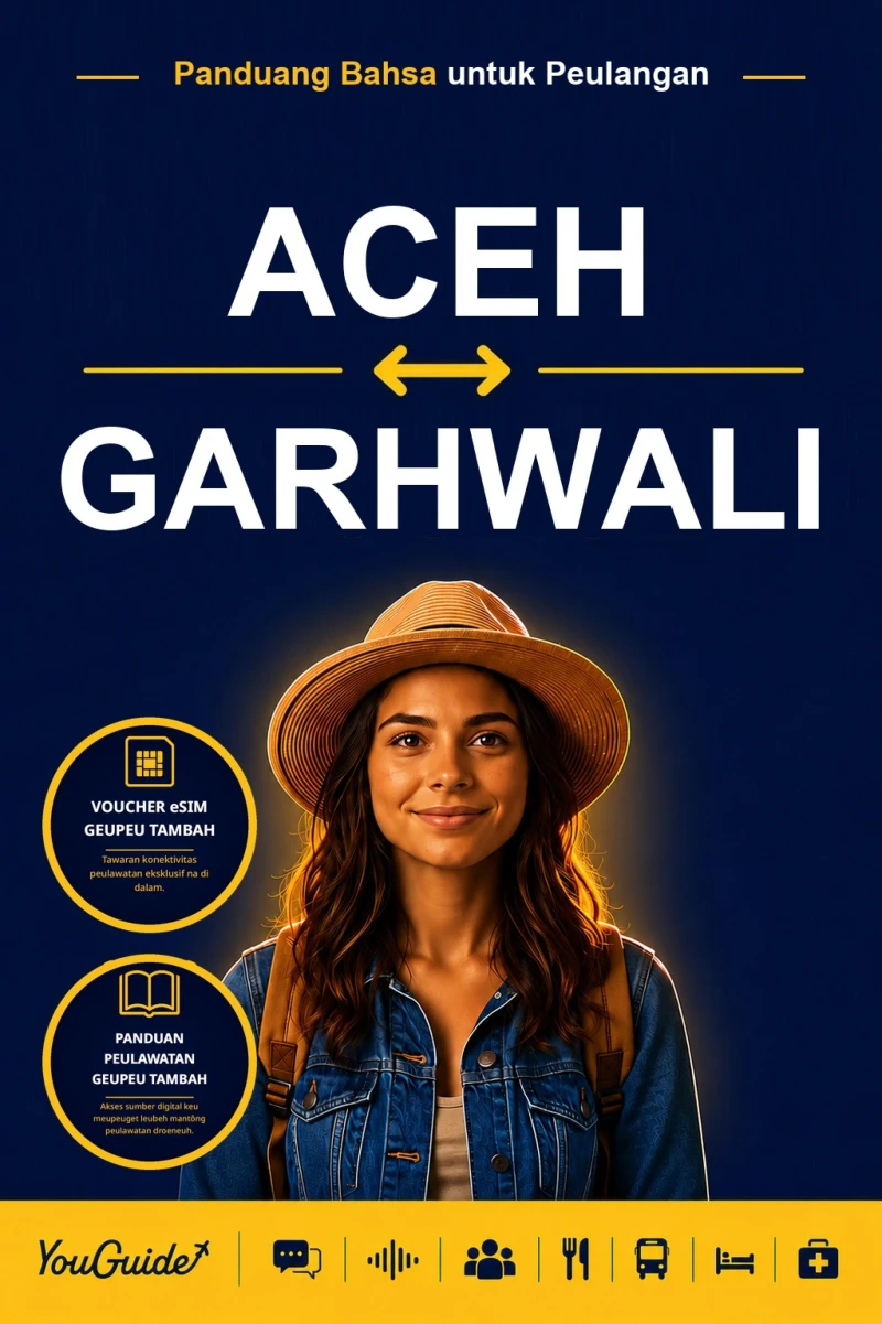 Portada: The Language Guide for Travelers - Acehnese to Garhwali