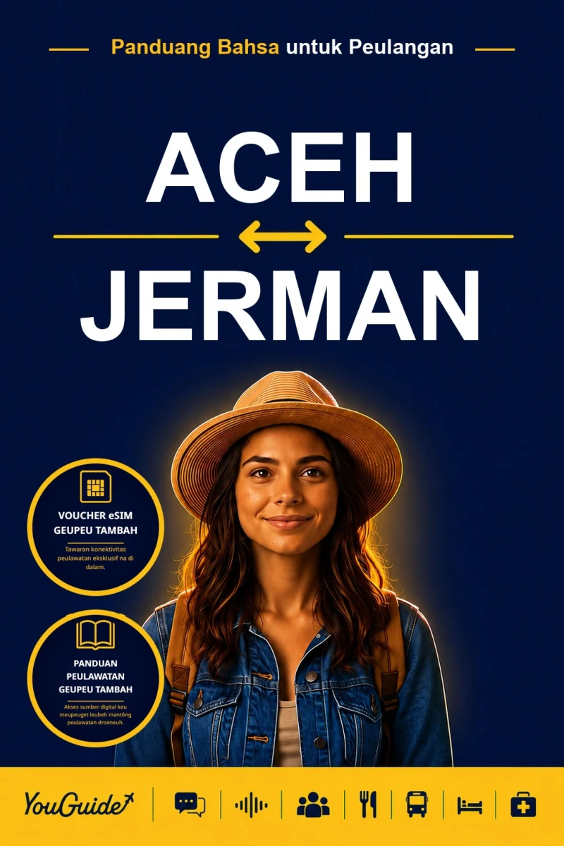 Portada: The Language Guide for Travelers - Acehnese to German