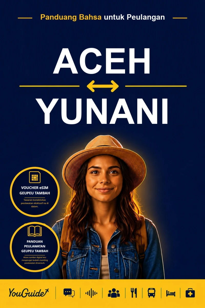 Portada: The Language Guide for Travelers - Acehnese to Greek