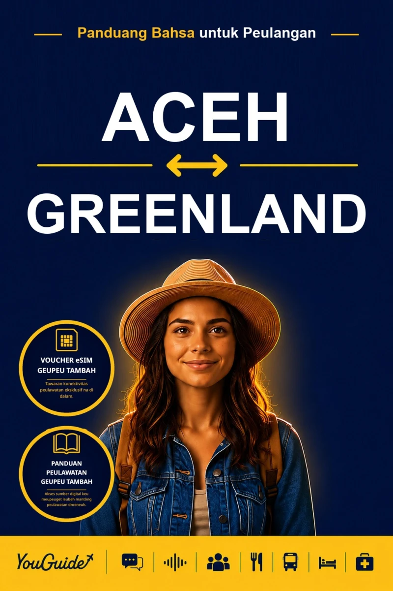 Portada: The Language Guide for Travelers - Acehnese to Greenlandic