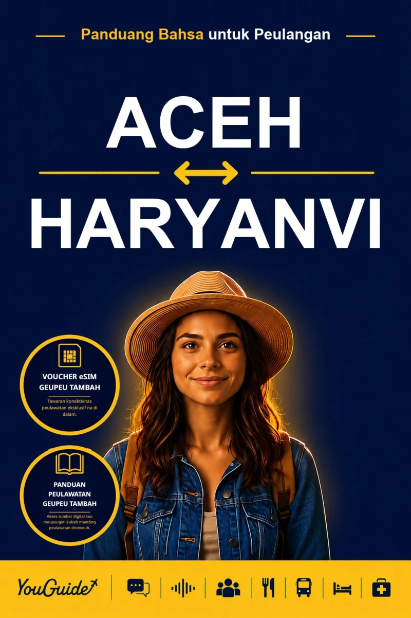 Portada: The Language Guide for Travelers - Acehnese to Haryanvi