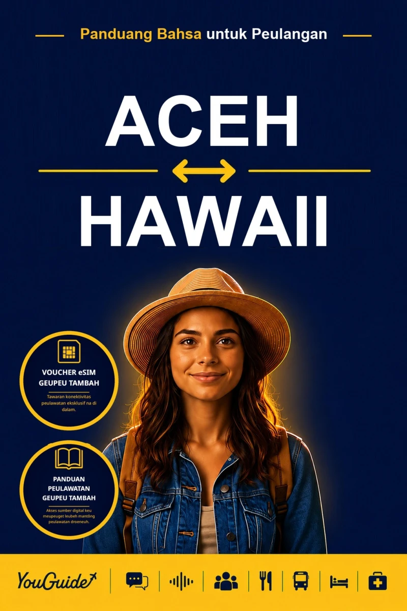 Portada: The Language Guide for Travelers - Acehnese to Hawaiian