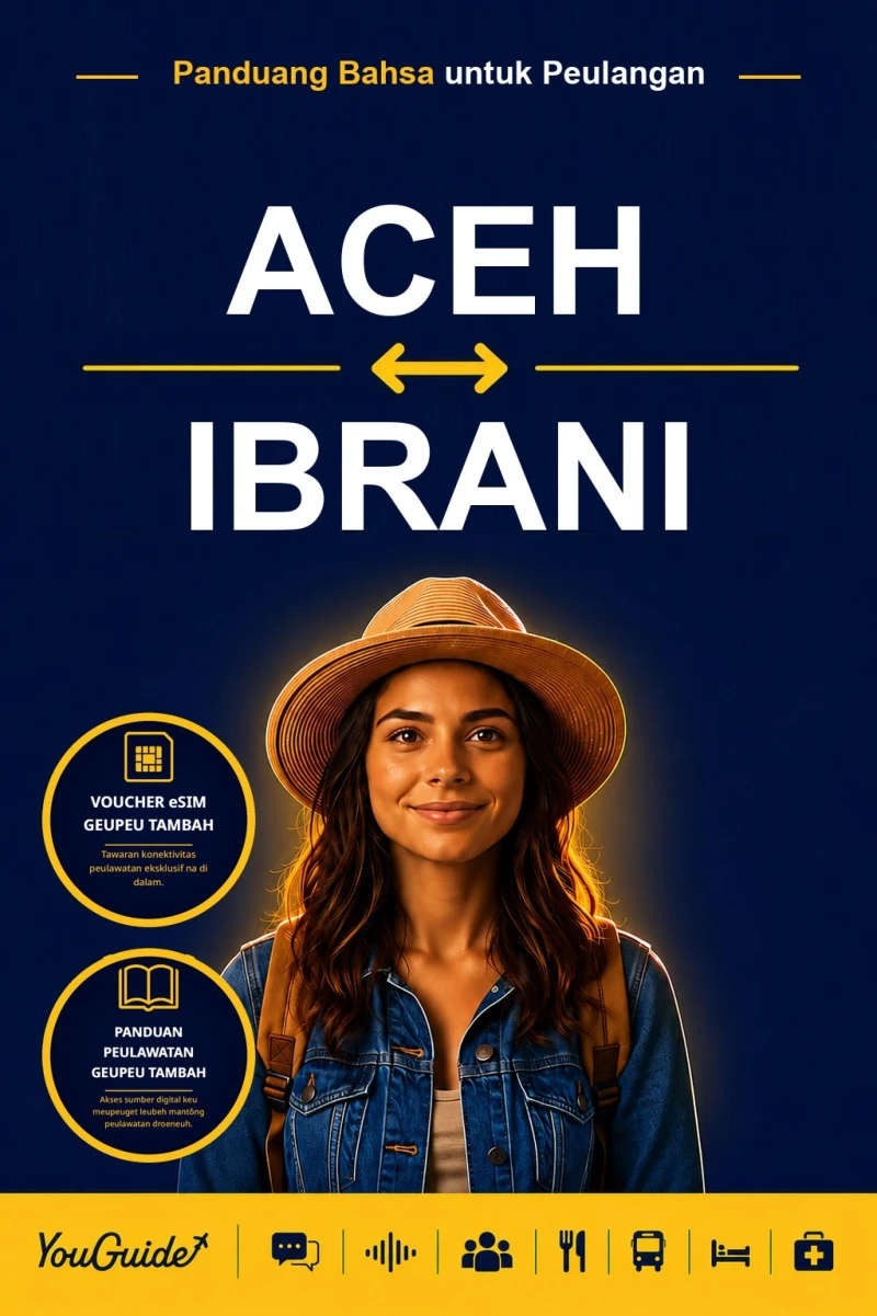Portada: The Language Guide for Travelers - Acehnese to Hebrew