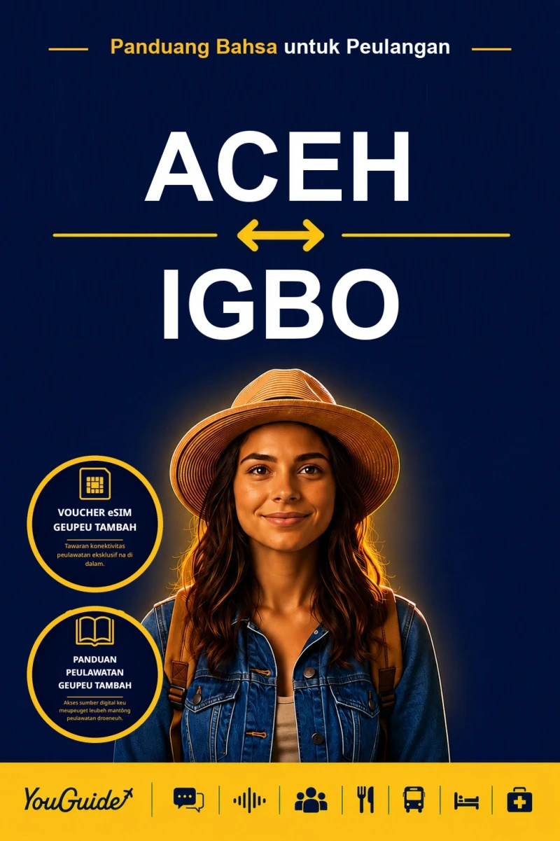 Portada: The Language Guide for Travelers - Acehnese to Igbo
