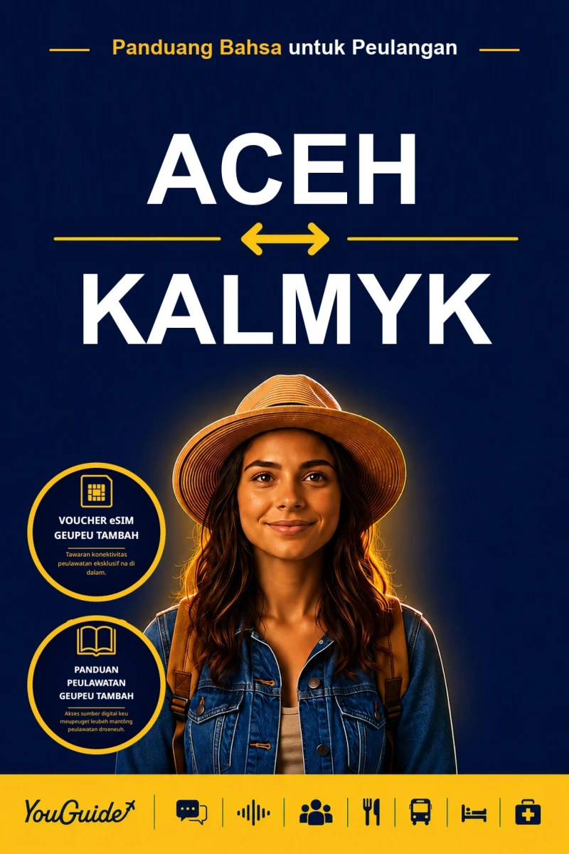 Portada: The Language Guide for Travelers - Acehnese to Kalmyk