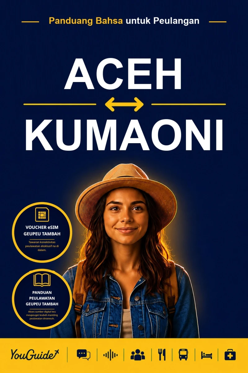 Portada: The Language Guide for Travelers - Acehnese to Kumaoni