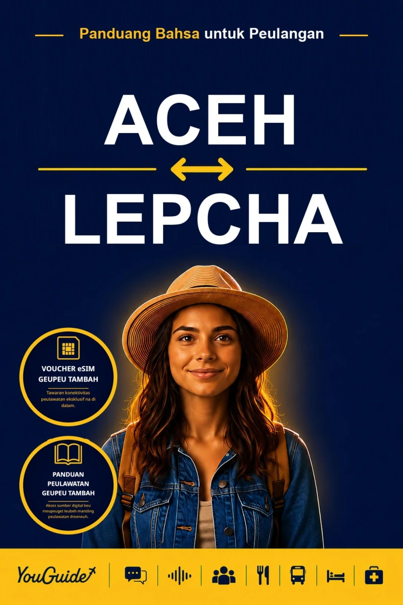 Portada: The Language Guide for Travelers - Acehnese to Lepcha