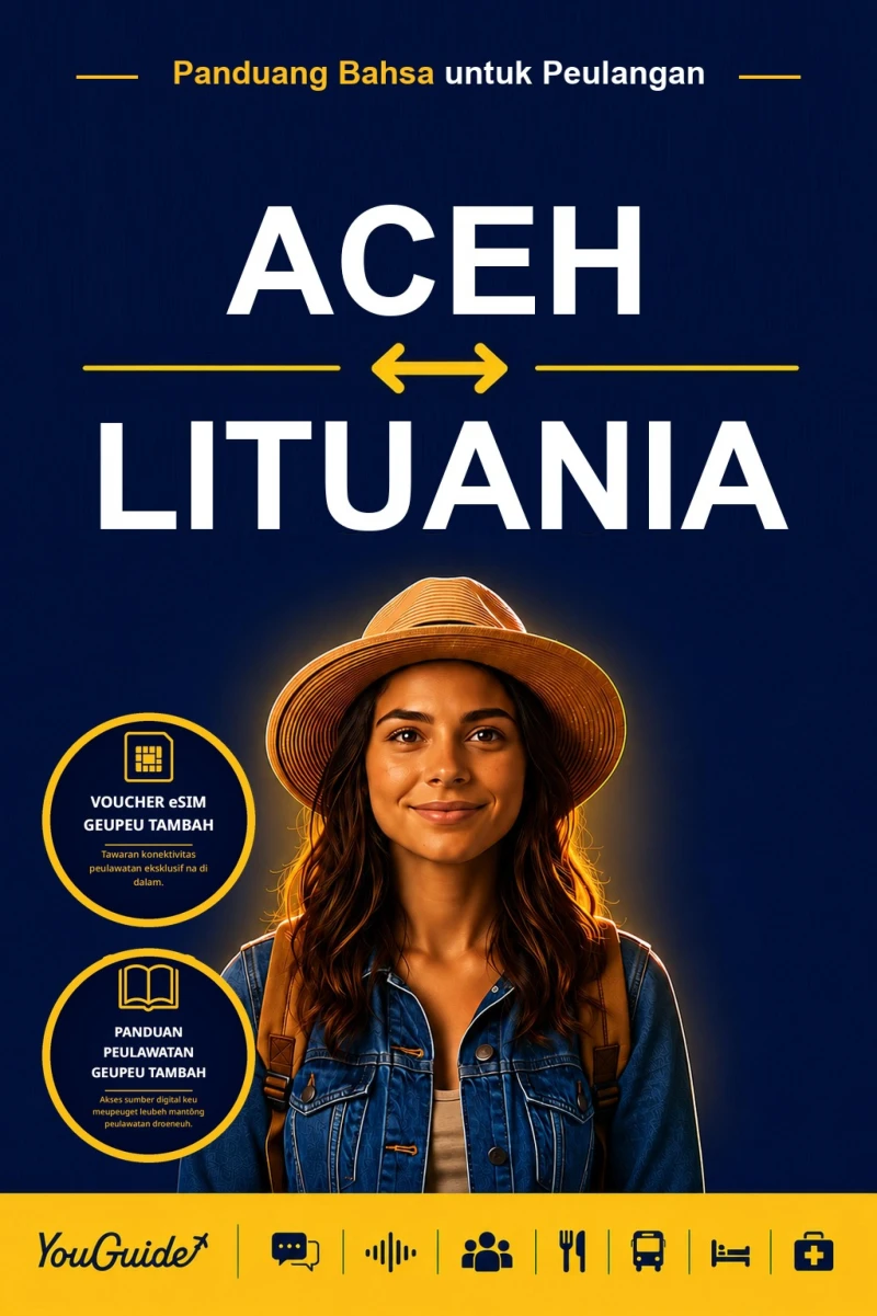 Portada: The Language Guide for Travelers - Acehnese to Lithuanian