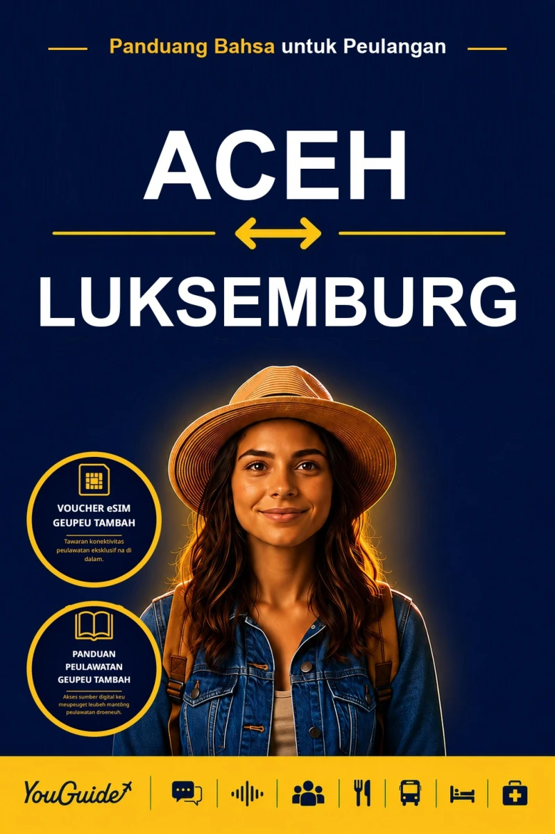Portada: The Language Guide for Travelers - Acehnese to Luxembourgish