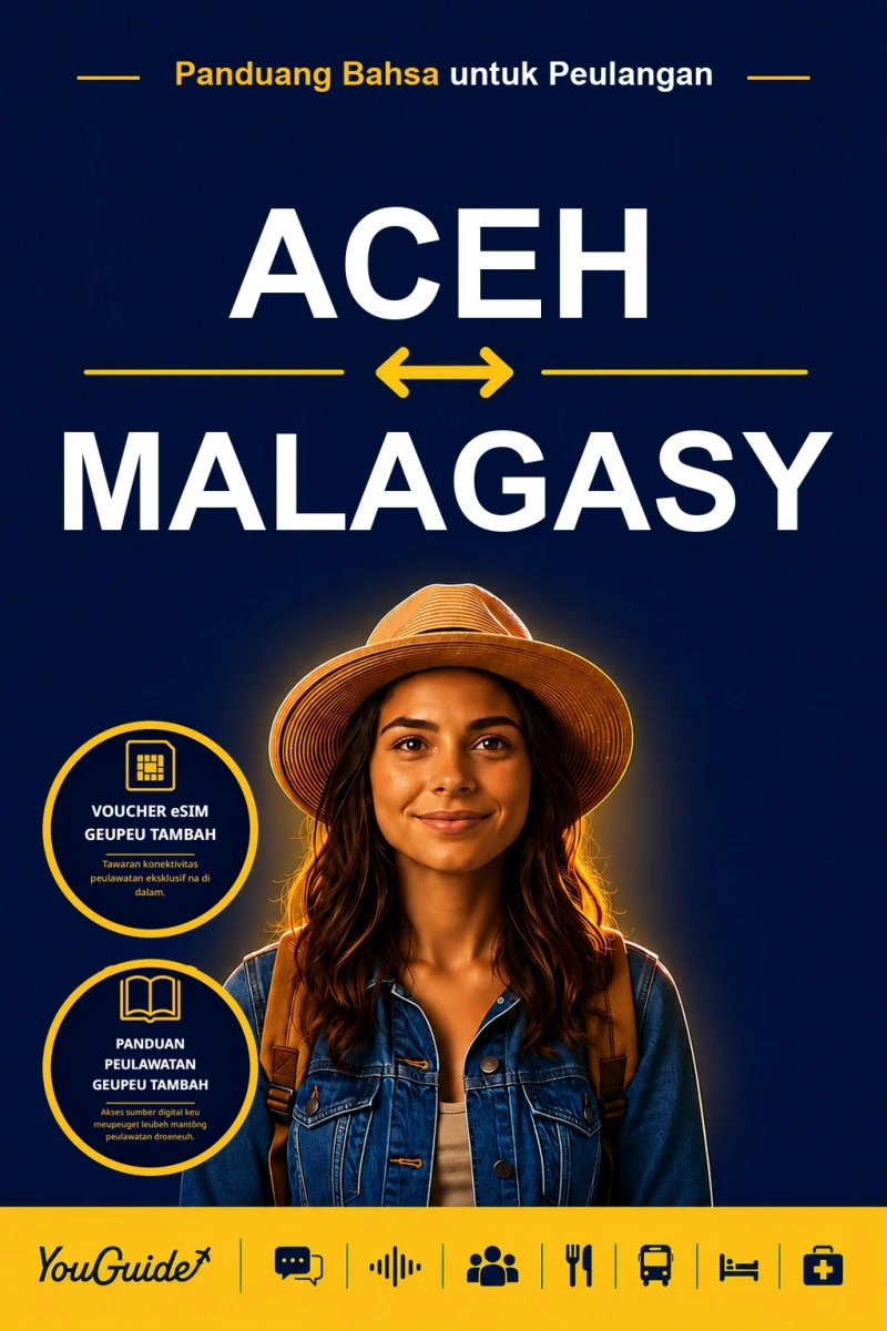 Portada: The Language Guide for Travelers - Acehnese to Malagasy