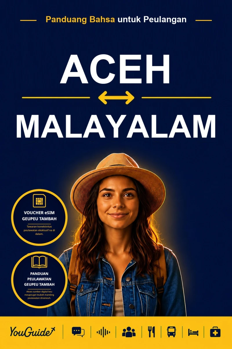 Portada: The Language Guide for Travelers - Acehnese to Malayalam