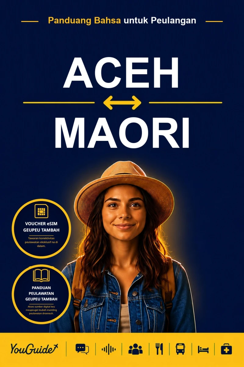 Portada: The Language Guide for Travelers - Acehnese to Maori