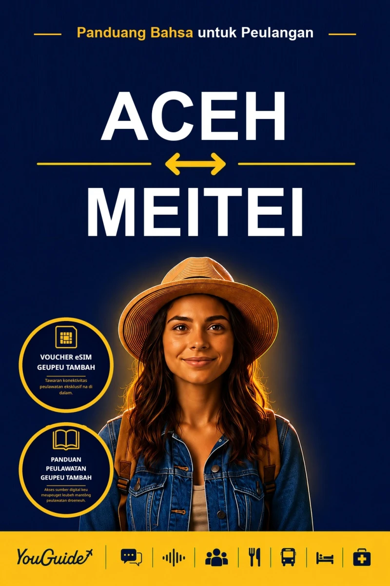 Portada: The Language Guide for Travelers - Acehnese to Meitei