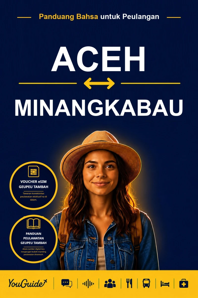 Portada: The Language Guide for Travelers - Acehnese to Minangkabau