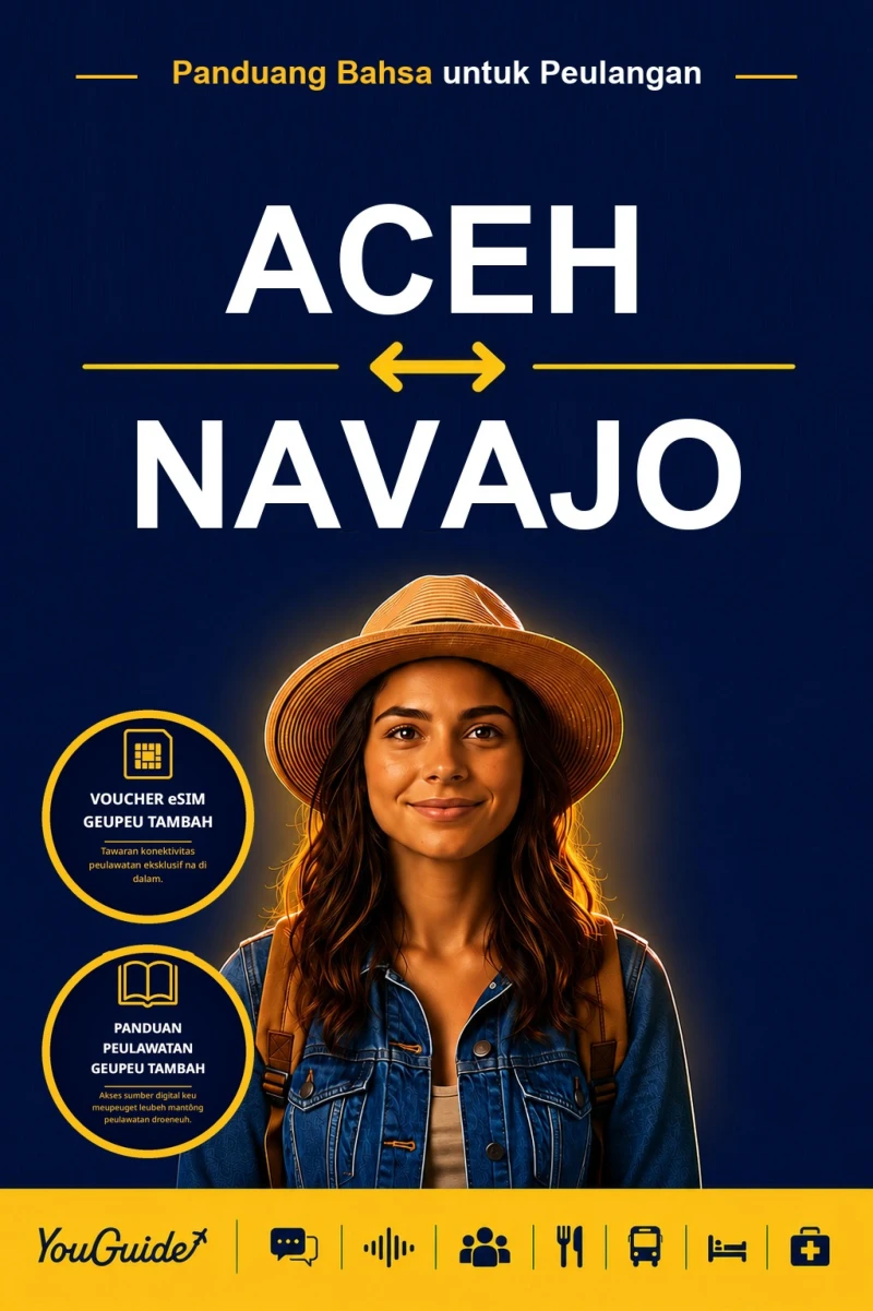 Portada: The Language Guide for Travelers - Acehnese to Navajo
