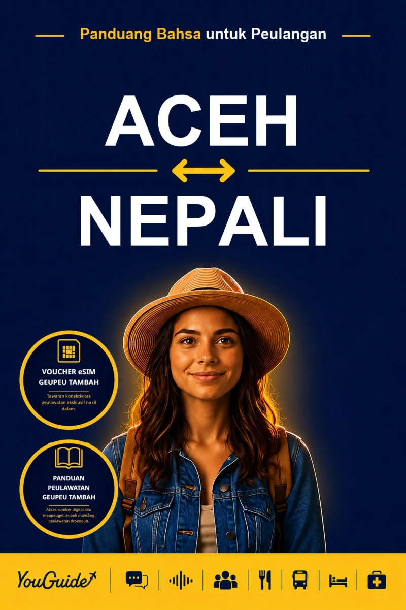 Portada: The Language Guide for Travelers - Acehnese to Nepali