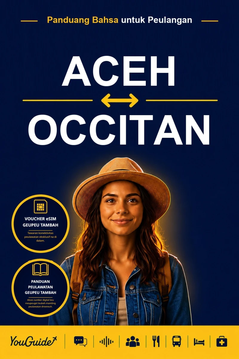 Portada: The Language Guide for Travelers - Acehnese to Occitan