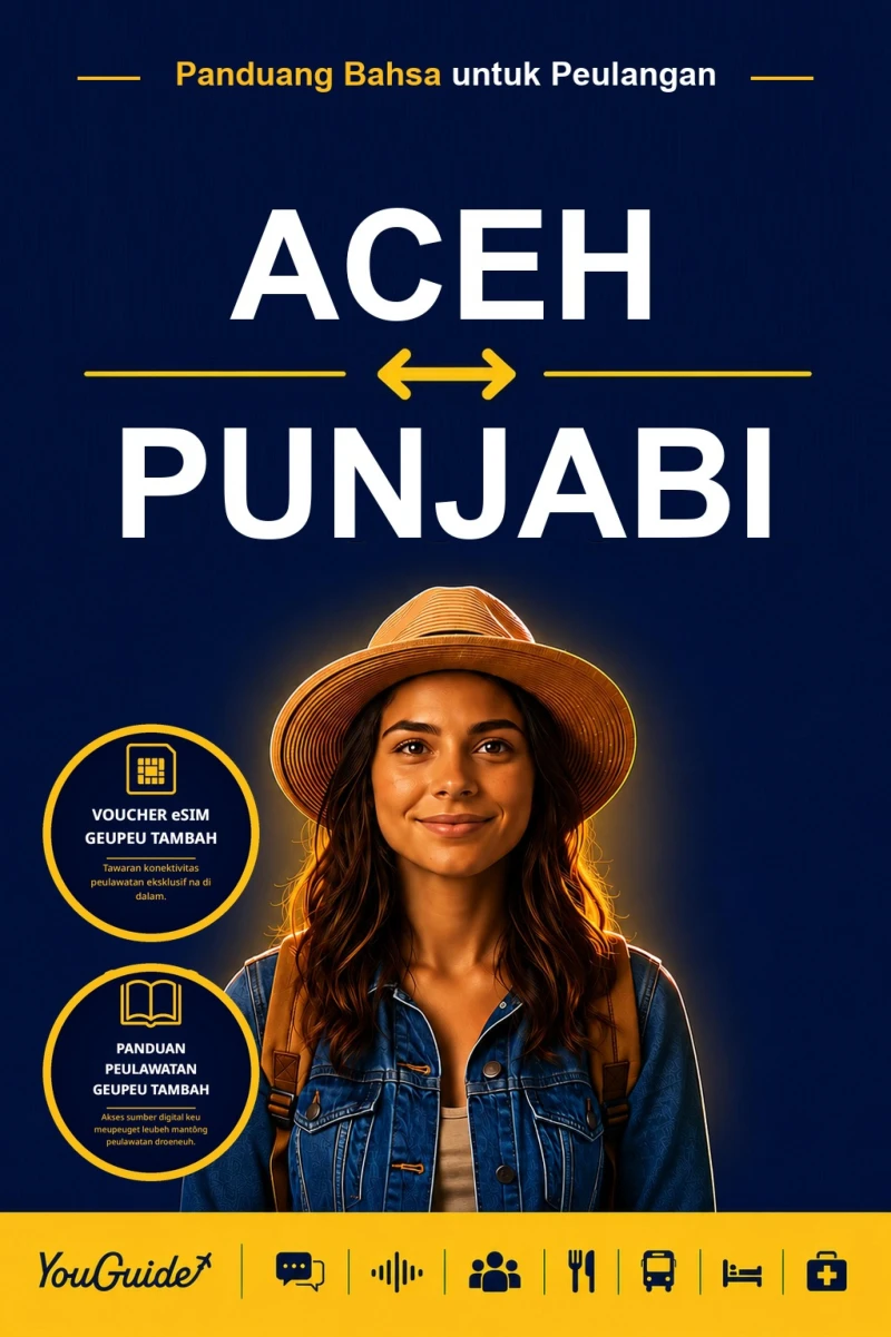 Portada: The Language Guide for Travelers - Acehnese to Punjabi