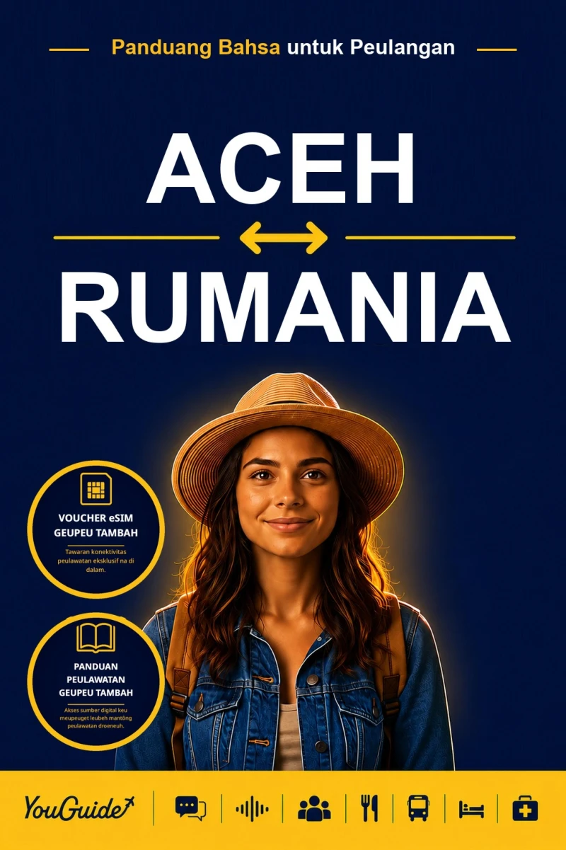 Portada: The Language Guide for Travelers - Acehnese to Romanian