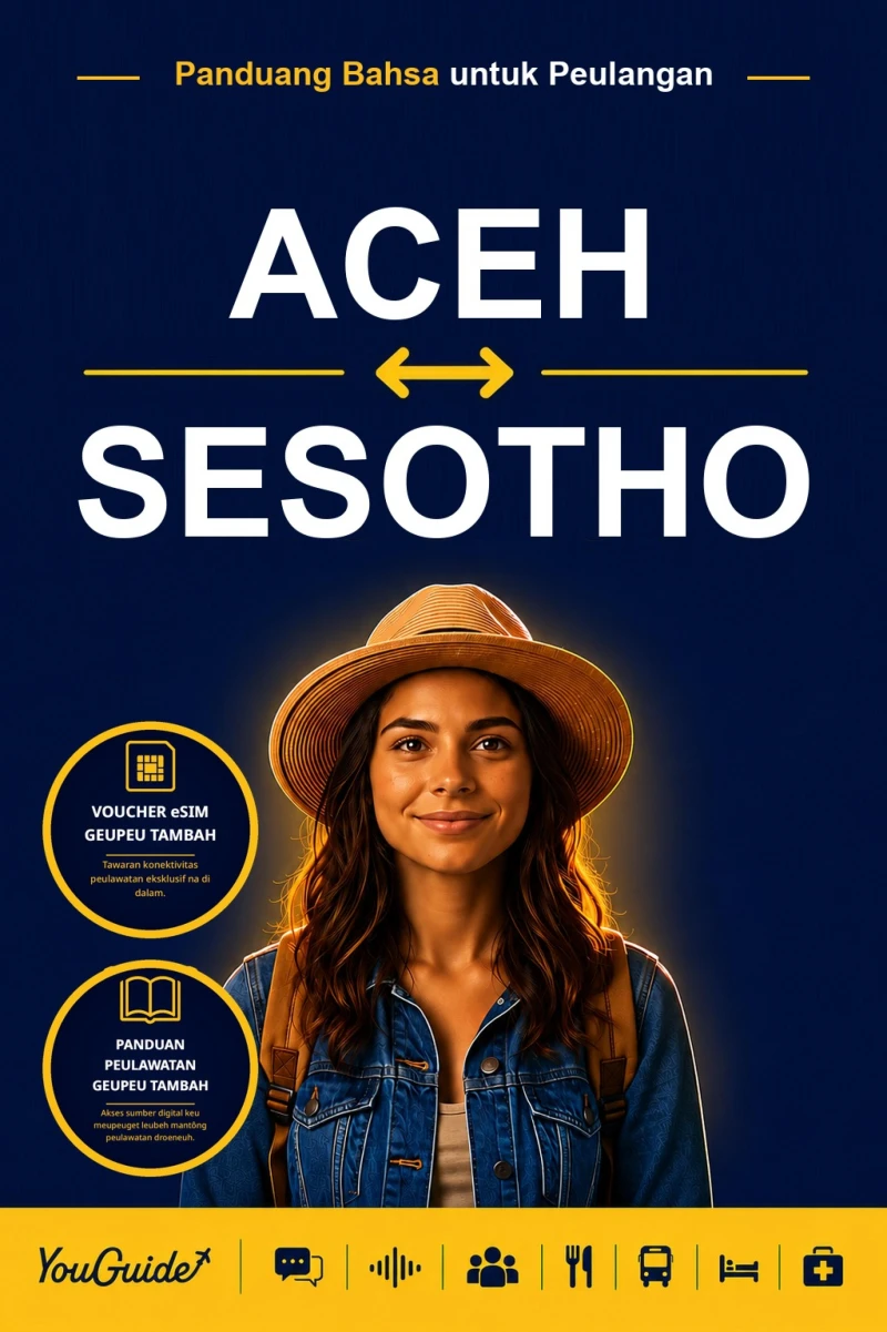 Portada: The Language Guide for Travelers - Acehnese to Sesotho