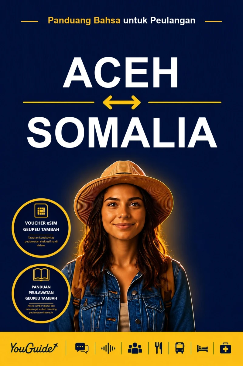 Portada: The Language Guide for Travelers - Acehnese to Somali