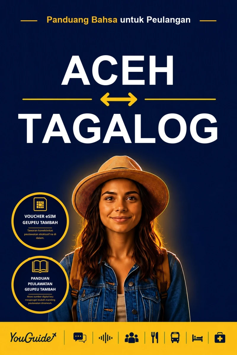 Portada: The Language Guide for Travelers - Acehnese to Tagalog