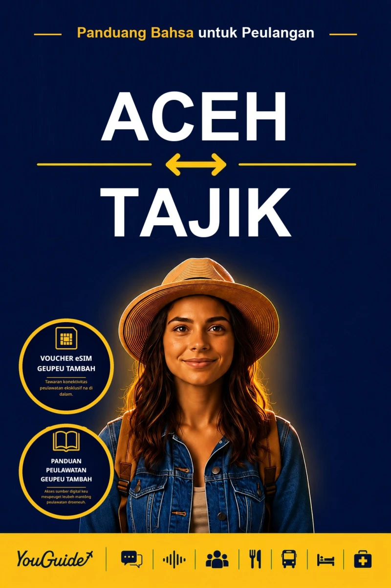 Portada: The Language Guide for Travelers - Acehnese to Tajik