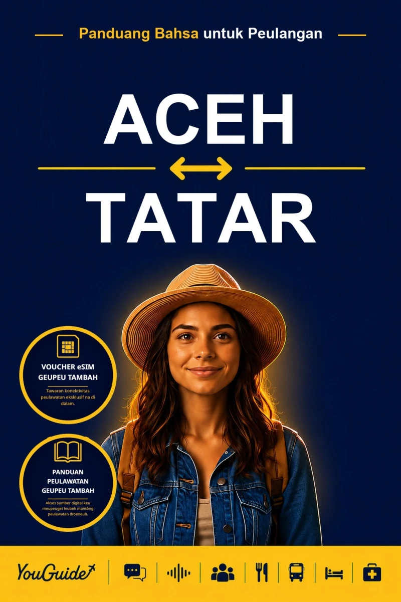 Portada: The Language Guide for Travelers - Acehnese to Tatar