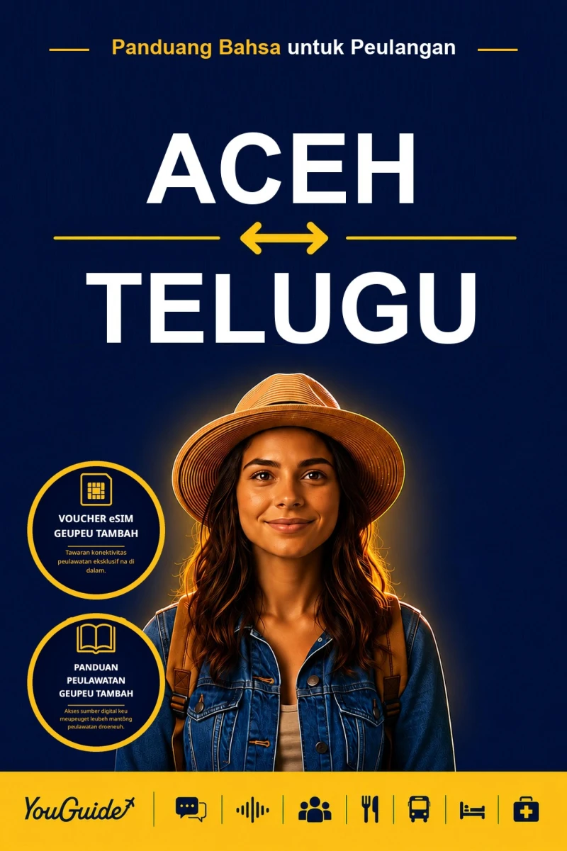 Portada: The Language Guide for Travelers - Acehnese to Telugu