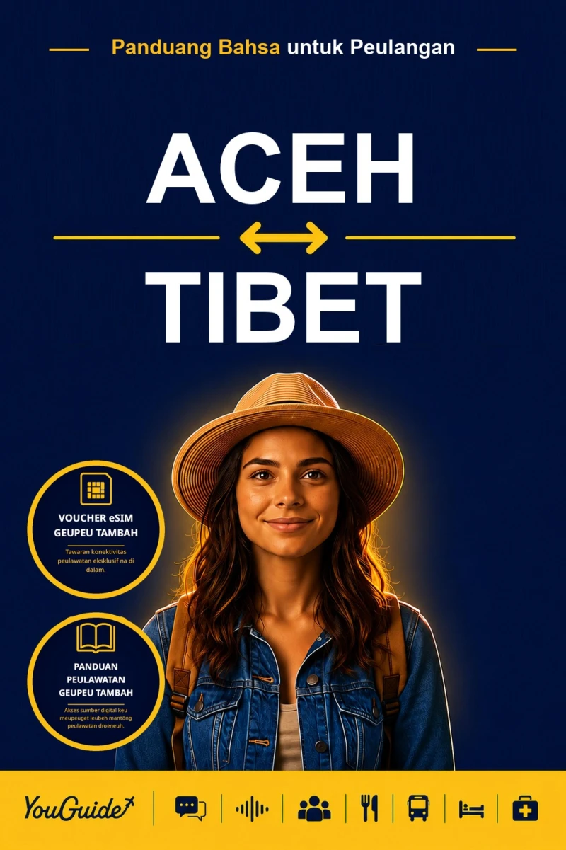 Portada: The Language Guide for Travelers - Acehnese to Tibetan