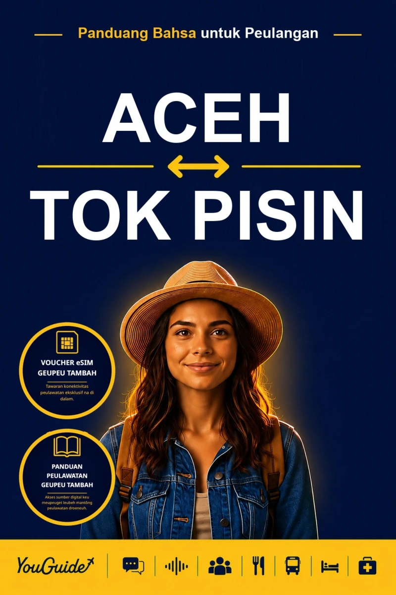 Portada: The Language Guide for Travelers - Acehnese to Tok Pisin