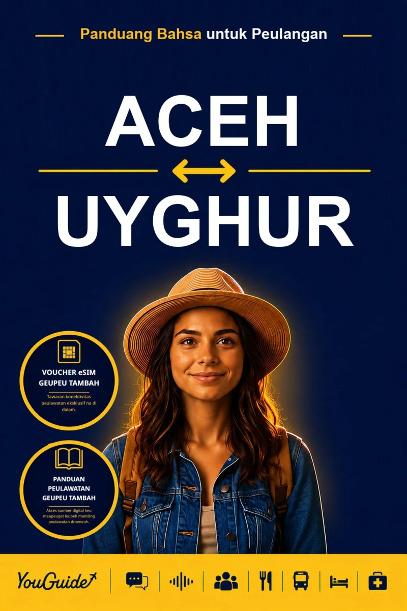 Portada: The Language Guide for Travelers - Acehnese to Uyghur