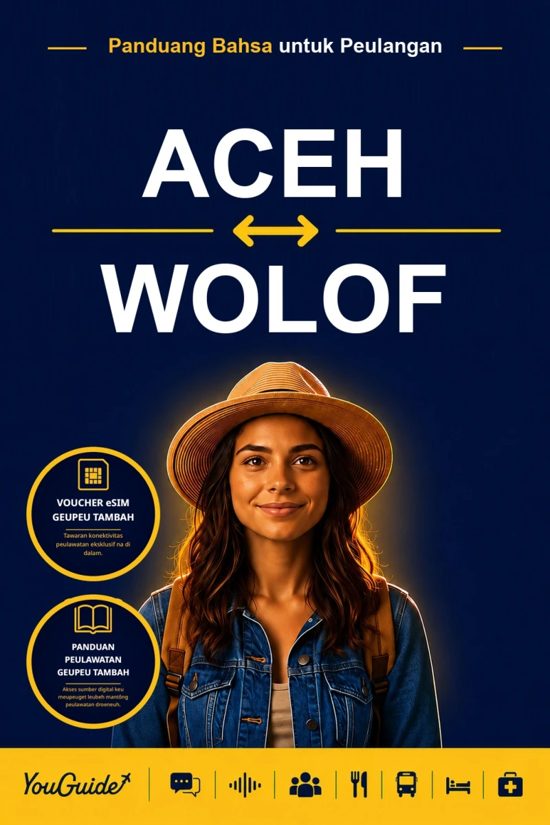 Portada: The Language Guide for Travelers - Acehnese to Wolof