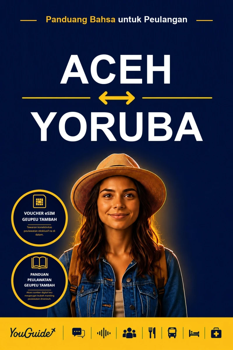 Portada: The Language Guide for Travelers - Acehnese to Yoruba