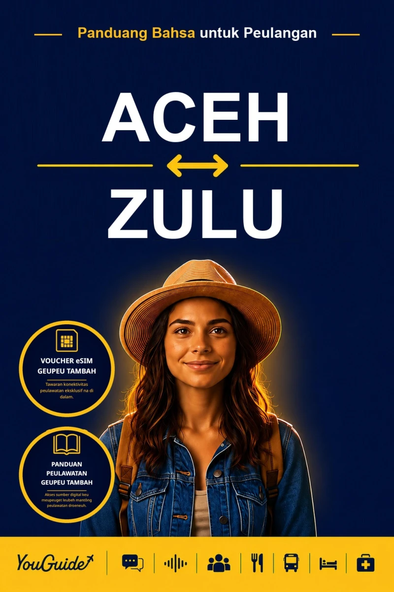 Portada: The Language Guide for Travelers - Acehnese to Zulu